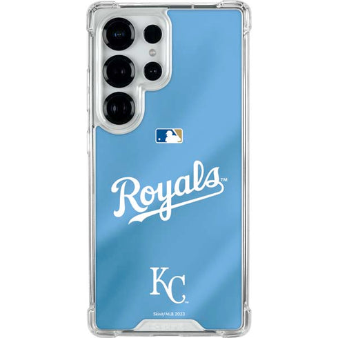 MLB Kansas City Royals Jersey Alternate Galaxy S25 Ultra Clear Case